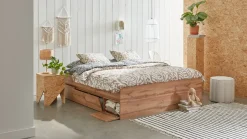 Outlet Opbergbed Barn met kleppen Bed Met Opbergruimte|Bedframe