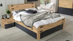 Outlet Opbergbed Birmingham met laden Bedframe|Bed Met Opbergruimte