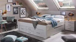 Outlet Opbergbed Butiken met 6 laden Bedden Op Voorraad|Bed Met Opbergruimte