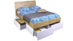 New Opbergbed Mundi met laden Bedden Op Voorraad|Bedframe