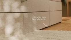 Clearance Opbergboxspring Jade - Linen touch Boxspring Met Opbergruimte