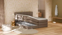 Clearance Opbergboxspring Jade - Matte leather Boxspring Met Opbergruimte