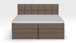 Clearance Opbergboxspring Jade - Matte leather Boxspring Met Opbergruimte