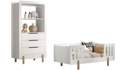 Peuterbed Smile met kast Babybed